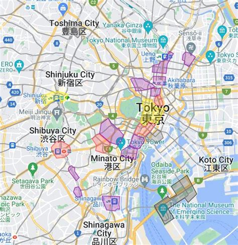 google maps japan tokyo